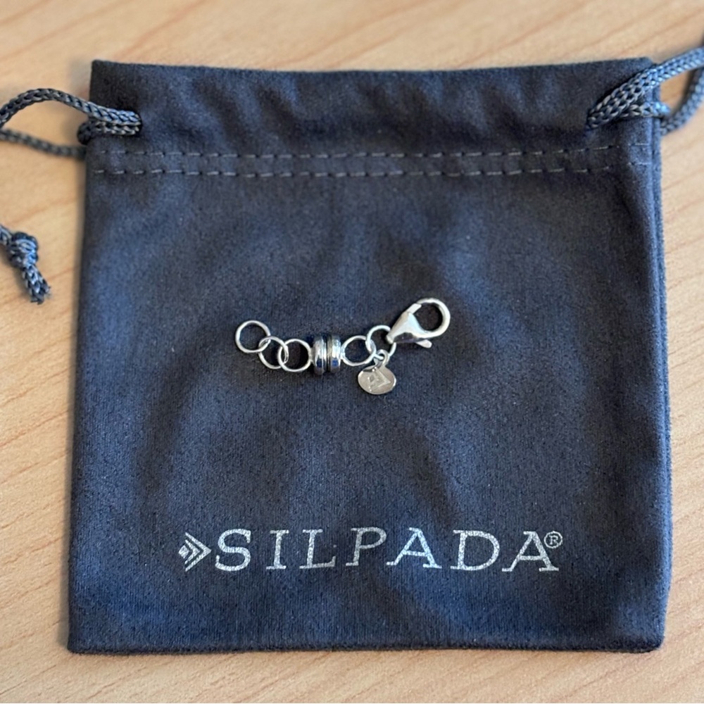 Silpada Sterling Silver Magnetic Clasp Necklace Extender